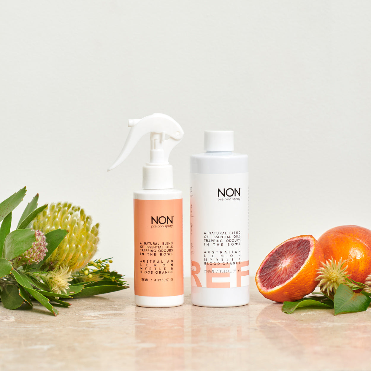 pre poo toilet spray / Starter Pack / lemon myrtle & blood orange