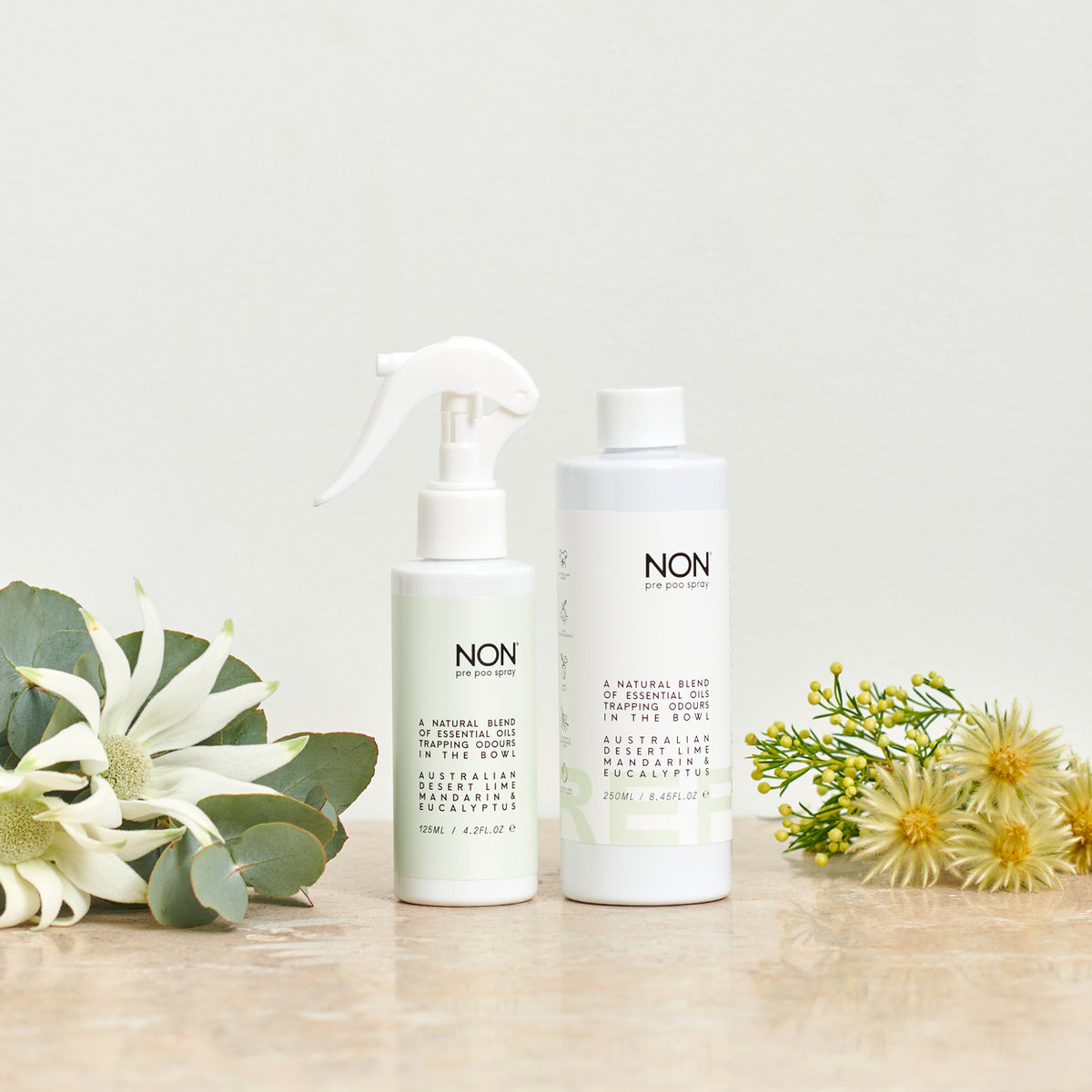pre poo toilet spray / Starter Pack / desert lime, mandarin & eucalyptus