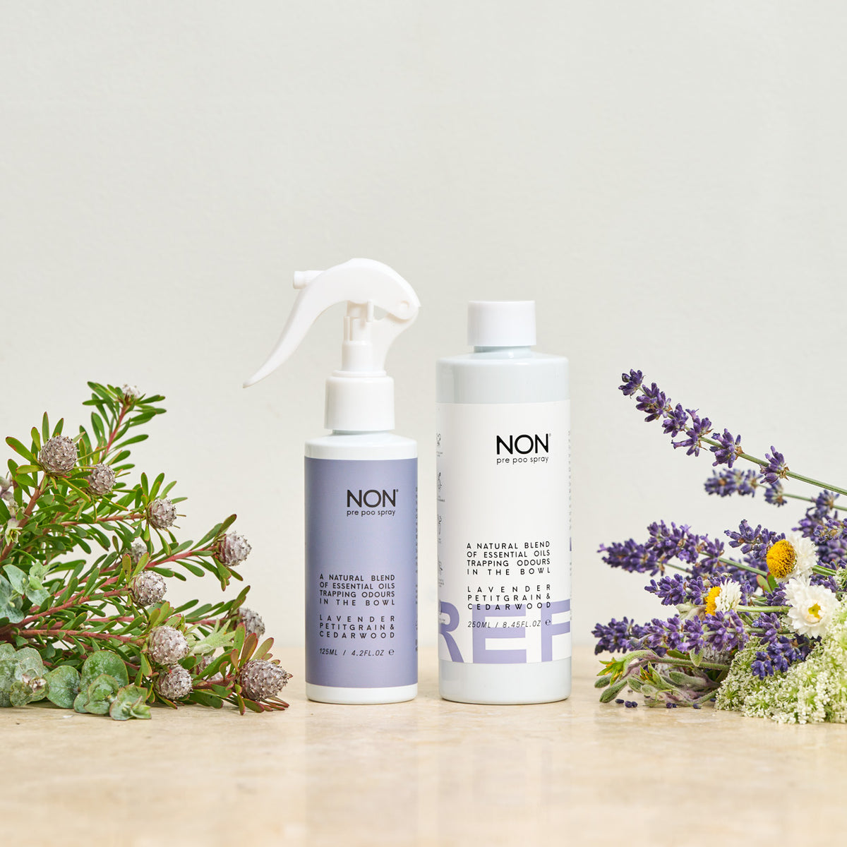 pre poo toilet spray / Starter Pack / lavender, petitgrain & cedarwood
