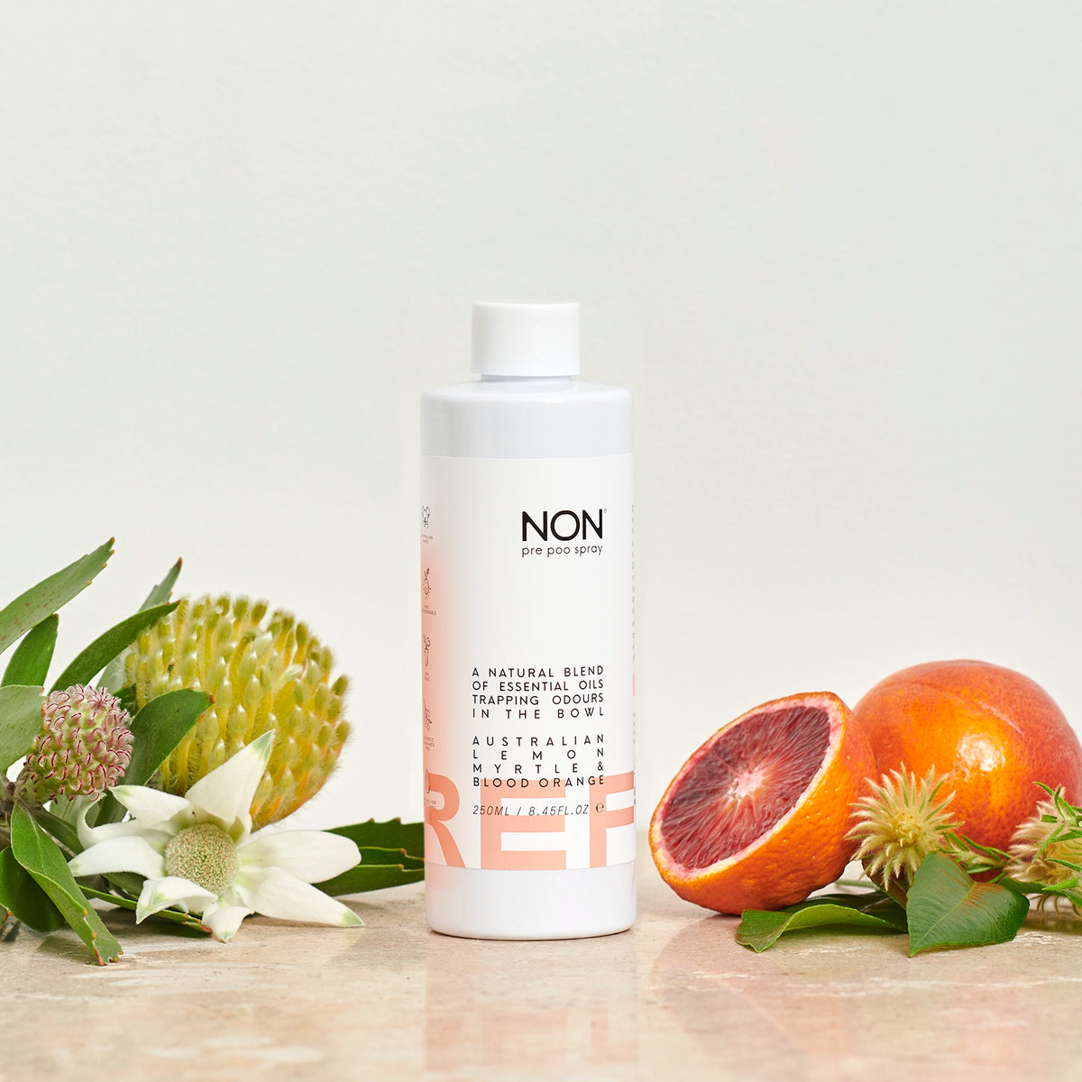 lemon myrtle & blood orange / 250ml REFILL / pre poo toilet spray