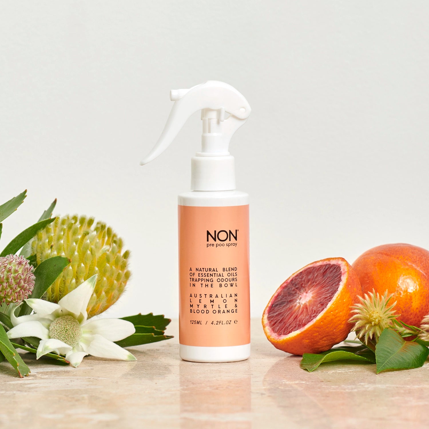 pre poo toilet spray / lemon myrtle & blood orange / 125ml
