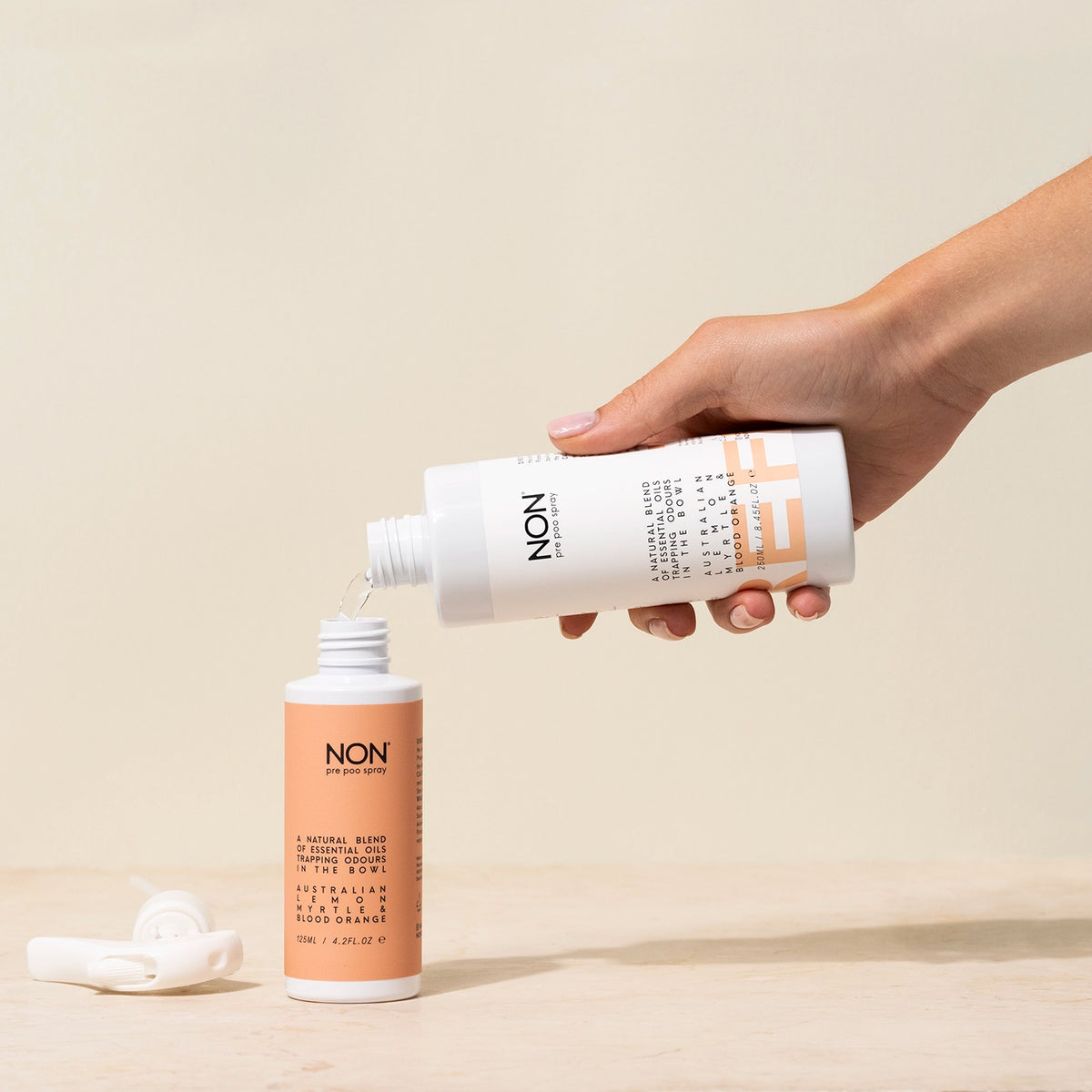 lemon myrtle & blood orange / 250ml REFILL / pre poo toilet spray