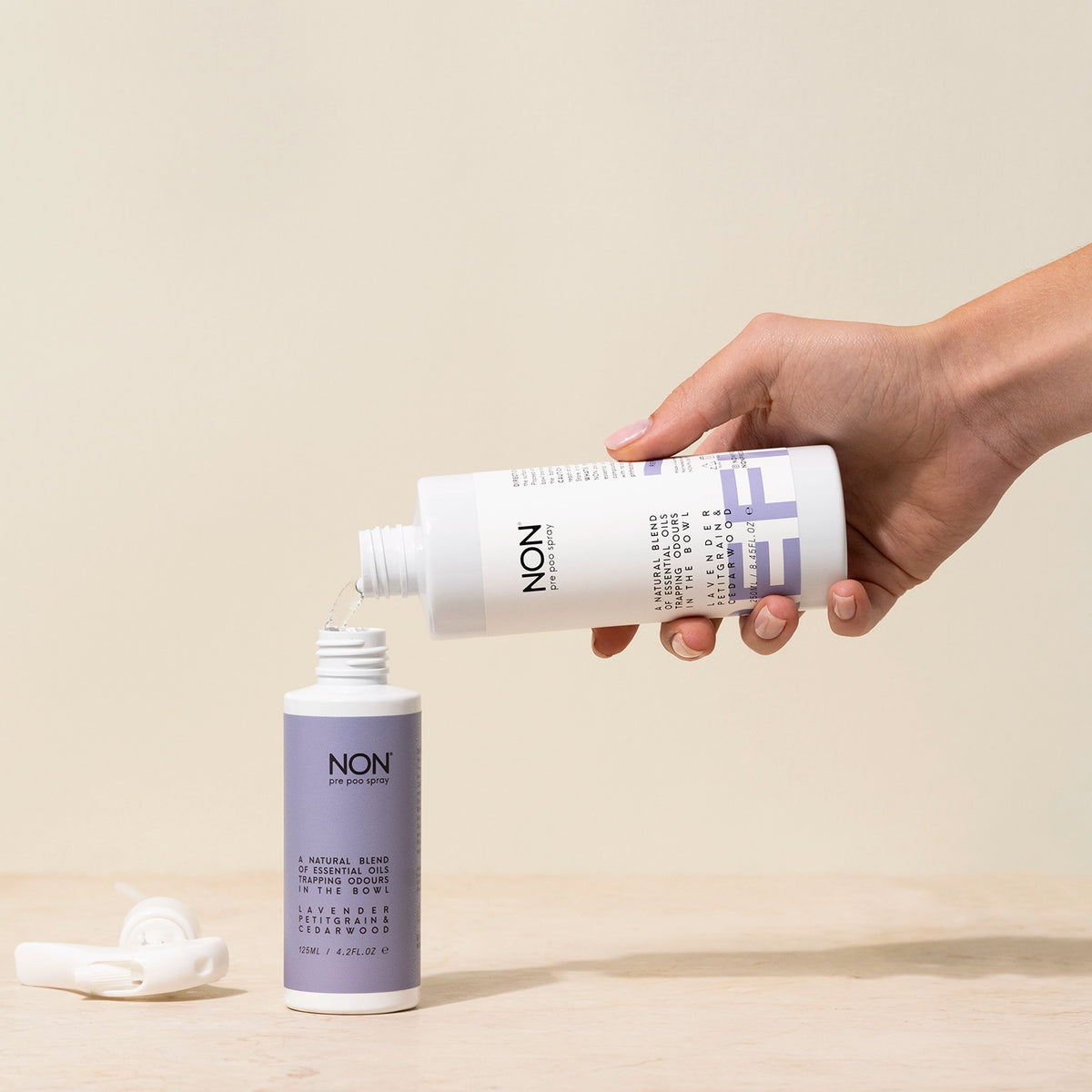 pre poo toilet spray / 250ml REFILL / lavender, petitgrain & cedarwood