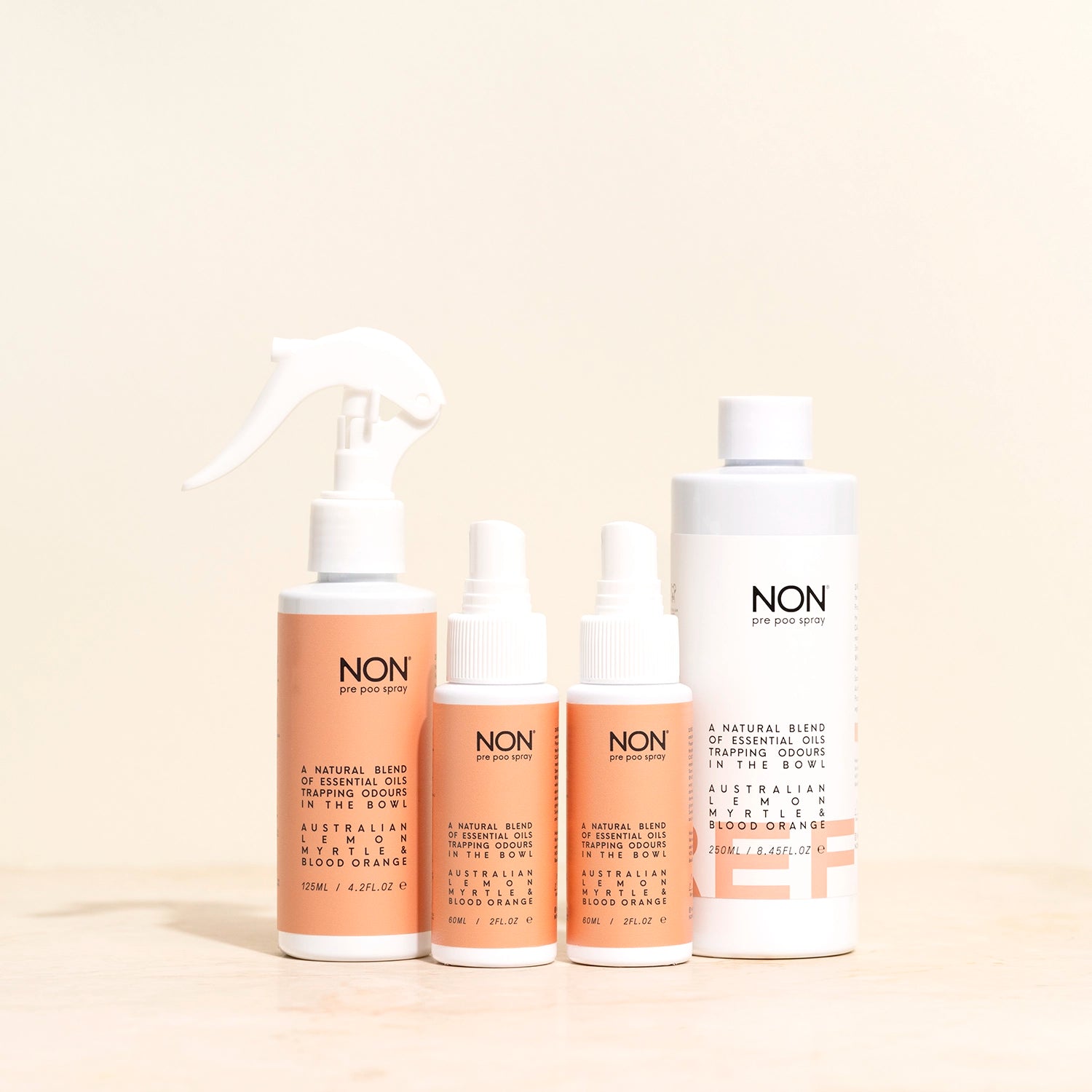 Home Bundle / lemon myrtle & blood orange / pre poo toilet spray