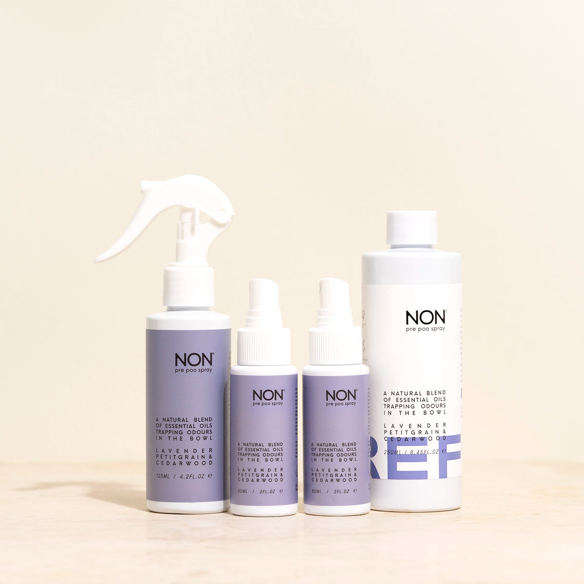 Home Bundle / lavender, petitgrain & cedarwood / pre poo toilet spray