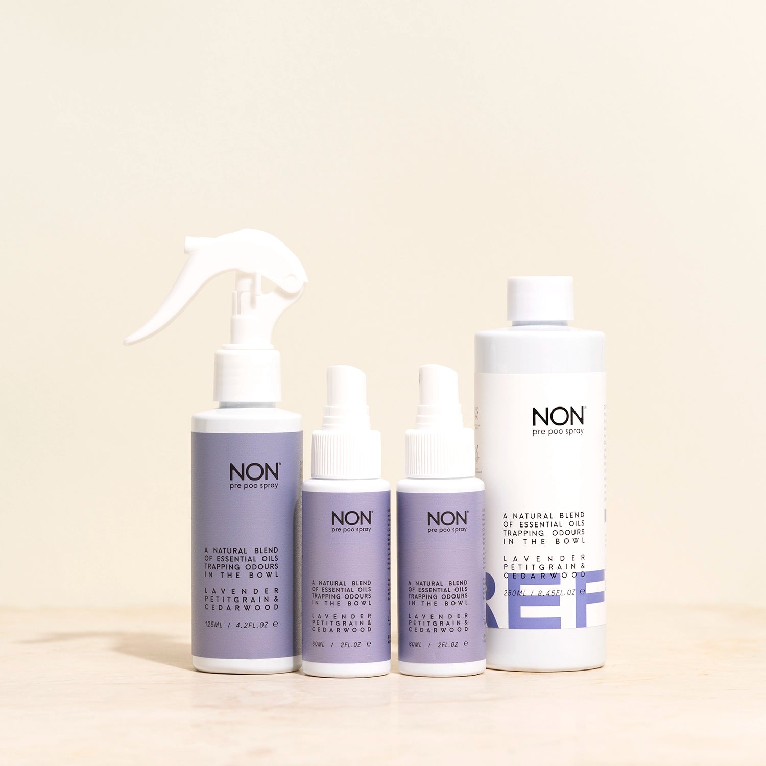 Home Bundle / lavender, petitgrain & cedarwood / pre poo toilet spray